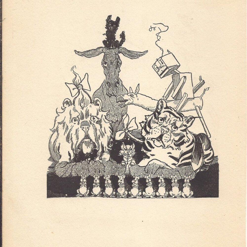 John R, Neill - 1915 The Scarecrow of OZ - Full Page Print #24